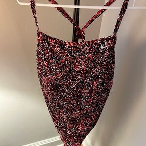 Nike Black and Red Athletic Wear